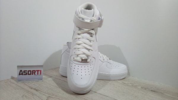Мужские кроссовки Nike Air Force 1 Mid White (315123-111) белые