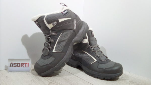 Мужские зимние ботинки Salomon Madawaska TS GTX (327102) серые