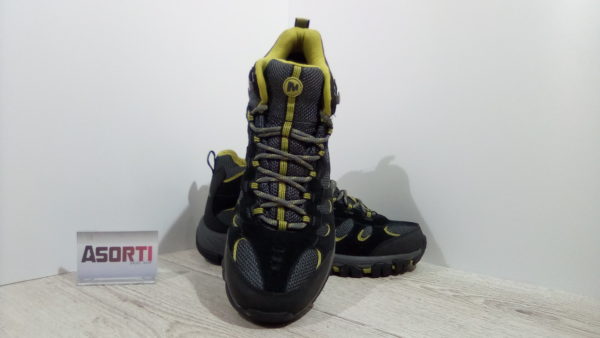 Мужские ботинки Merrell Ridgepass Mid Waterproof (J227169C-1014) черные