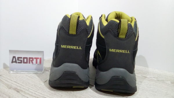 Мужские ботинки Merrell Ridgepass Mid Waterproof (J227169C-1014) черные