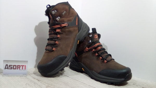 Мужские ботинки Merrell Phaserbiund WP (J32745-0617) коричневые
