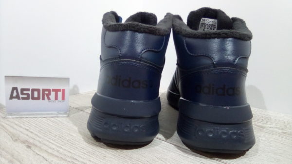 Мужские зимние кроссовки Adidas Lite Racer Mid (AQ1588) синие