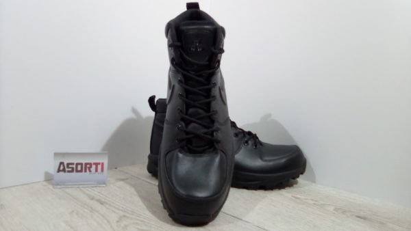 Мужские демисезонные ботинки Nike Manoa Leather (454350-003) черные