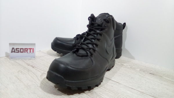 Мужские демисезонные ботинки Nike Manoa Leather (454350-003) черные